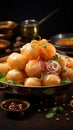 Tangy spheres Golgappa, panipuri, fuchka a subcontinental snack that tickles taste buds with delight