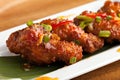 Tangy Thai Spicy Chicken Wings Royalty Free Stock Photo