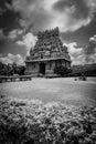 Tanjore Big Temple or Brihadeshwara Temple was built by King Raja Raja Cholan in Thanjavur, Tamil Nadu Royalty Free Stock Photo