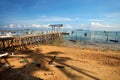 Tanjung Binga Fisherman`s Village in Belitung Royalty Free Stock Photo