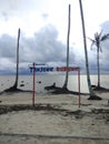 Tanjung Burung Beach Mempawah West Borneo Indonesia Royalty Free Stock Photo