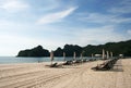 Tanjung Rhu Beach on Langkawi island Royalty Free Stock Photo