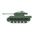 Tank American World War 2 Gun Motor Carriage M18, Hellcat. Military army machine war, weapon, battle symbol silhouette