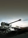 Tank Battle Royalty Free Stock Photo