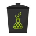 Tank, container with fertilizers. Gardening. Cartoon Flat style.Isolated on a white background.