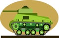 Cute Tank Cartoon