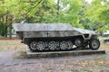 Tank on exhibition of Museum of the Slovak National Uprising in Banska Bystrica, Slovakia Royalty Free Stock Photo