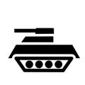 Tank icon. Trendy Tank logo concept on white background from arm