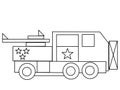 Tank kids high quality coloring page