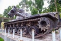 Tank M48A3 used in Vietnam war, in Quang Tri museum Royalty Free Stock Photo