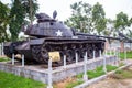 Tank M48A3 used in Vietnam war, in Quang Tri museum Royalty Free Stock Photo