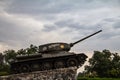 Tank Monument erected to commemorate the 1992 Transnitria civil war in Tiraspol, capital city of the breakaway republic