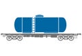 Tank Railway freight car - Vector illustration