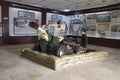 Tank with a soldier, War Museum, Jaisalmer, Rajasthan, India