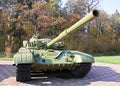 Tank T72 at Museum of Soviet military equipment