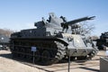 Tank at 45th museum in Oklahoma city Royalty Free Stock Photo