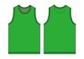 Tank top, sleeveless shirt illustration / green