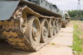 Tank Tracks Royalty Free Stock Photo