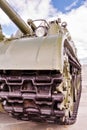 Tank tracks Royalty Free Stock Photo