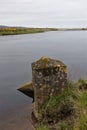 Tank Traps on the River Bank of the River North Esk at Kinnaber Links near to Montrose,