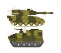 Tank vector illustration.