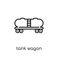 Tank wagon icon from Industry collection.