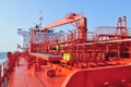 Tanker crude oil carrier ship Royalty Free Stock Photo