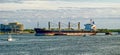 Tanker in Port Everglades Royalty Free Stock Photo