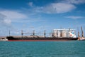 Tanker Ship Brazil Shipyard Royalty Free Stock Photo