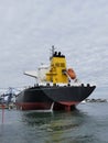 Tanker ship moored at Oil Terminal