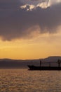 Tanker in the Sunset