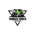 tanker truck logo vector Royalty Free Stock Photo