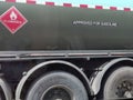 Tanker Truck Transporting Gasoline in Port of Spain, Trinidad, West Indies