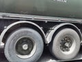 Tanker Truck Transporting Gasoline in Port of Spain, Trinidad, West Indies