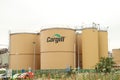 Tanks at the cargill plant at the port of Amsterdam in the Netherlands.