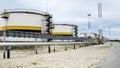 Tanks with oil owned oil company Rosneft