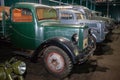 Tanks and vehicles of the Second World War in the Museum of military equipment in Central Russia.