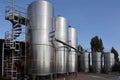 Tanks with wine Royalty Free Stock Photo