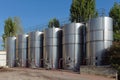 Tanks with wine Royalty Free Stock Photo