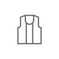 Tanktop, t-shirt, Italy icon. Element of Italy icon. Thin line icon for website design and development, app development. Premium