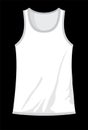 Tanktop-white Royalty Free Stock Photo