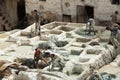 Tanneries of Fes, Morocco Royalty Free Stock Photo