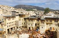 Tanneries of Fes, Morocco, Africa