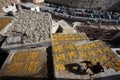 Tannery of Fez, Morocco Royalty Free Stock Photo