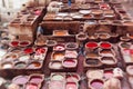 The tannery in Fez Morocco Royalty Free Stock Photo