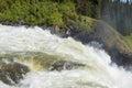 Tannforsen waterfall Sweden Royalty Free Stock Photo