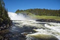 Tannforsen waterfall Sweden Royalty Free Stock Photo