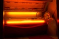 Tanning Bed Solarium At Health Club Spa Royalty Free Stock Photo