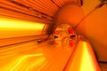 Tanning Bed Solarium At Health Club Spa Royalty Free Stock Photo