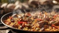 A tantalizing aroma fills the air as an openflame paella cooks to perfection. Bite into tender morsels of succulent pork
